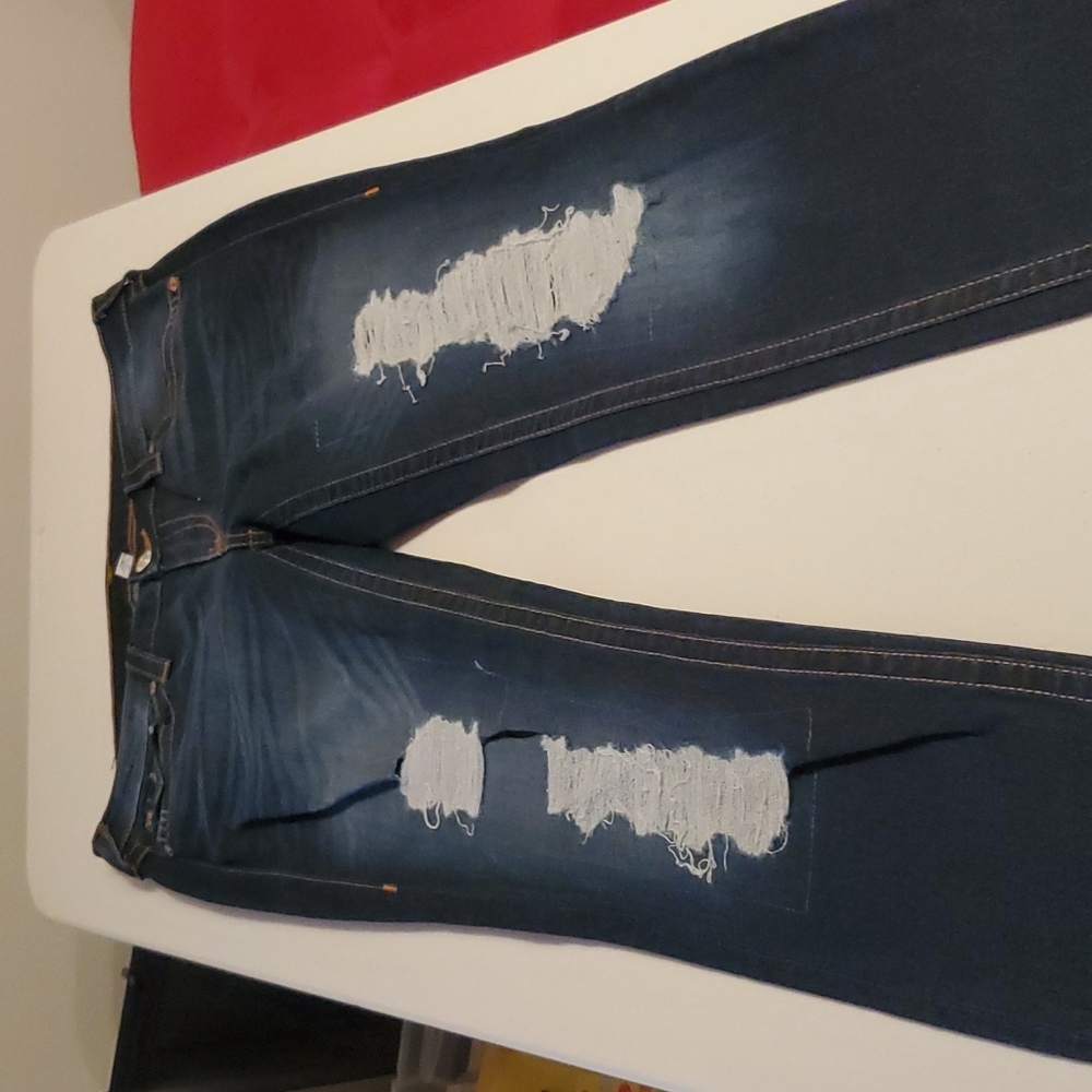 True Religion Distressed Skinny jeans